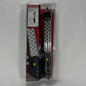 Craftsman 35 LED Rechargeable Work Light 73904 Magnetic Base Hook AC DC Chargers